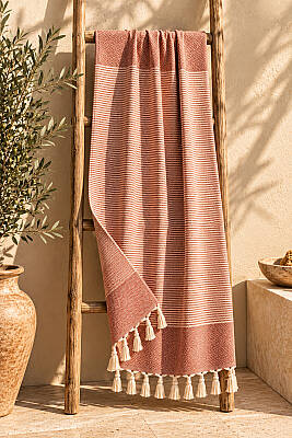 Bordeaux Terra Recycled Cotton Turkish Towel