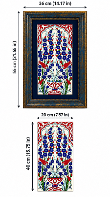 Tree of Life İznik Tile Panel - 3